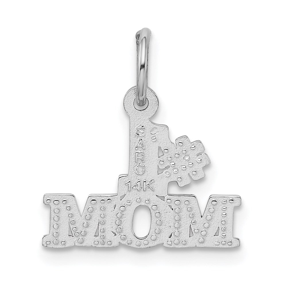 14K Weißgold #1 Mama Charm