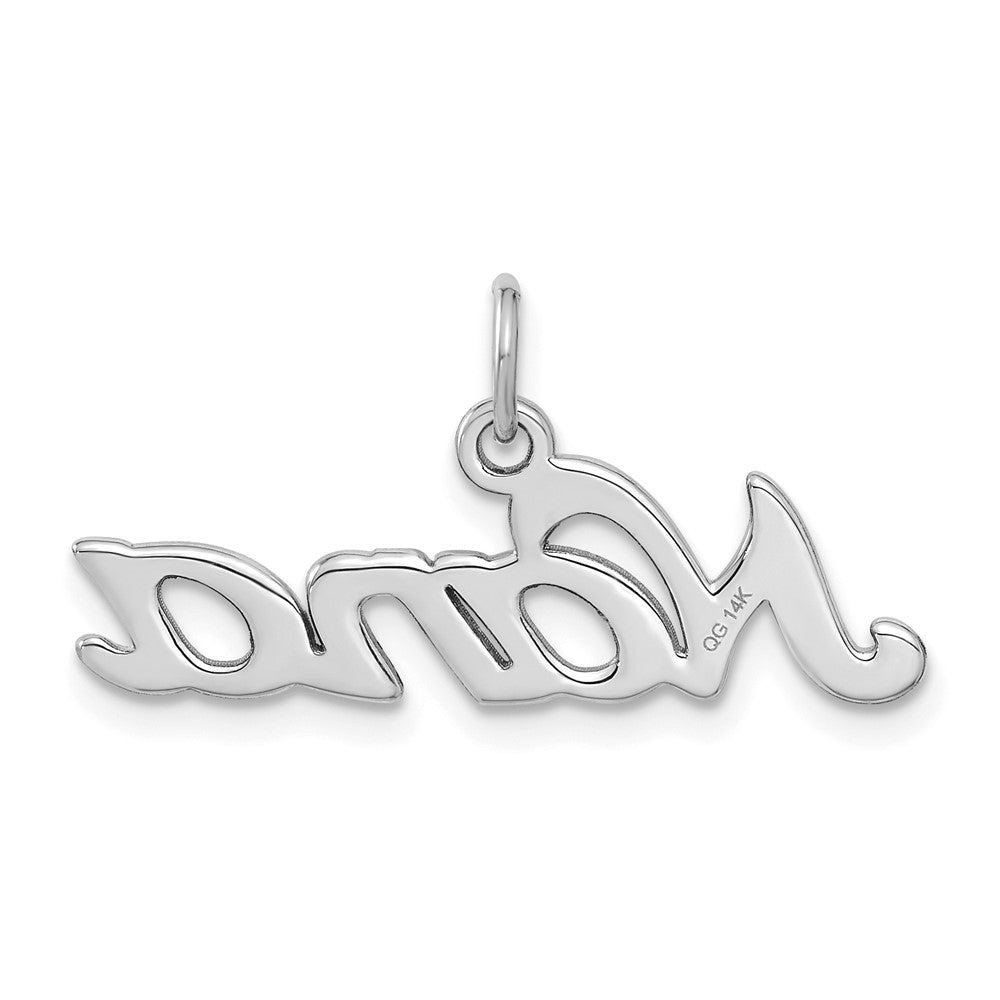 14K Weißgold Satin NANA Charm