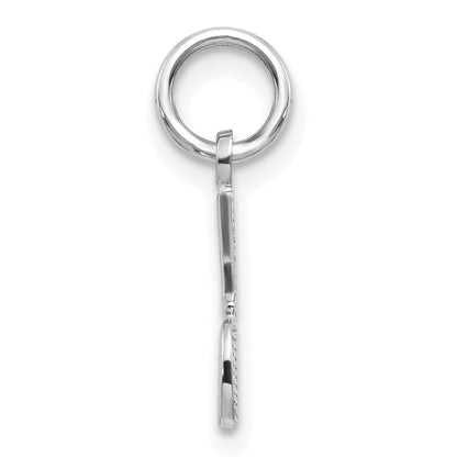 14K Weißgold #1 Dad Charm
