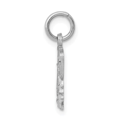 14K Weißgold Schmetterling Charm