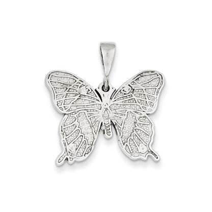 14K Weißgold Schmetterling-Charm