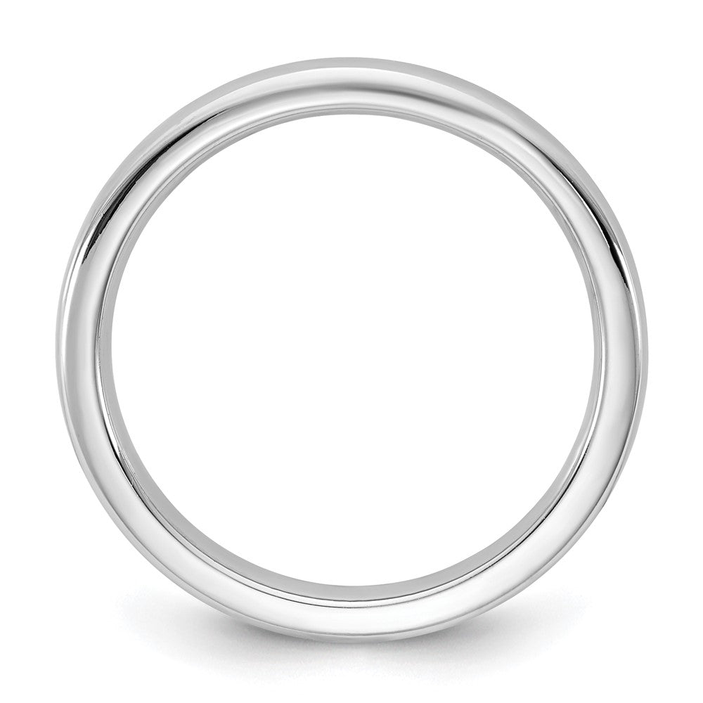 14K Weißgold 2,5 mm Europäischer Komfort-Fit-Ring