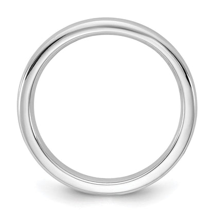14K Weißgold 2,5 mm Europäischer Komfort-Fit-Ring