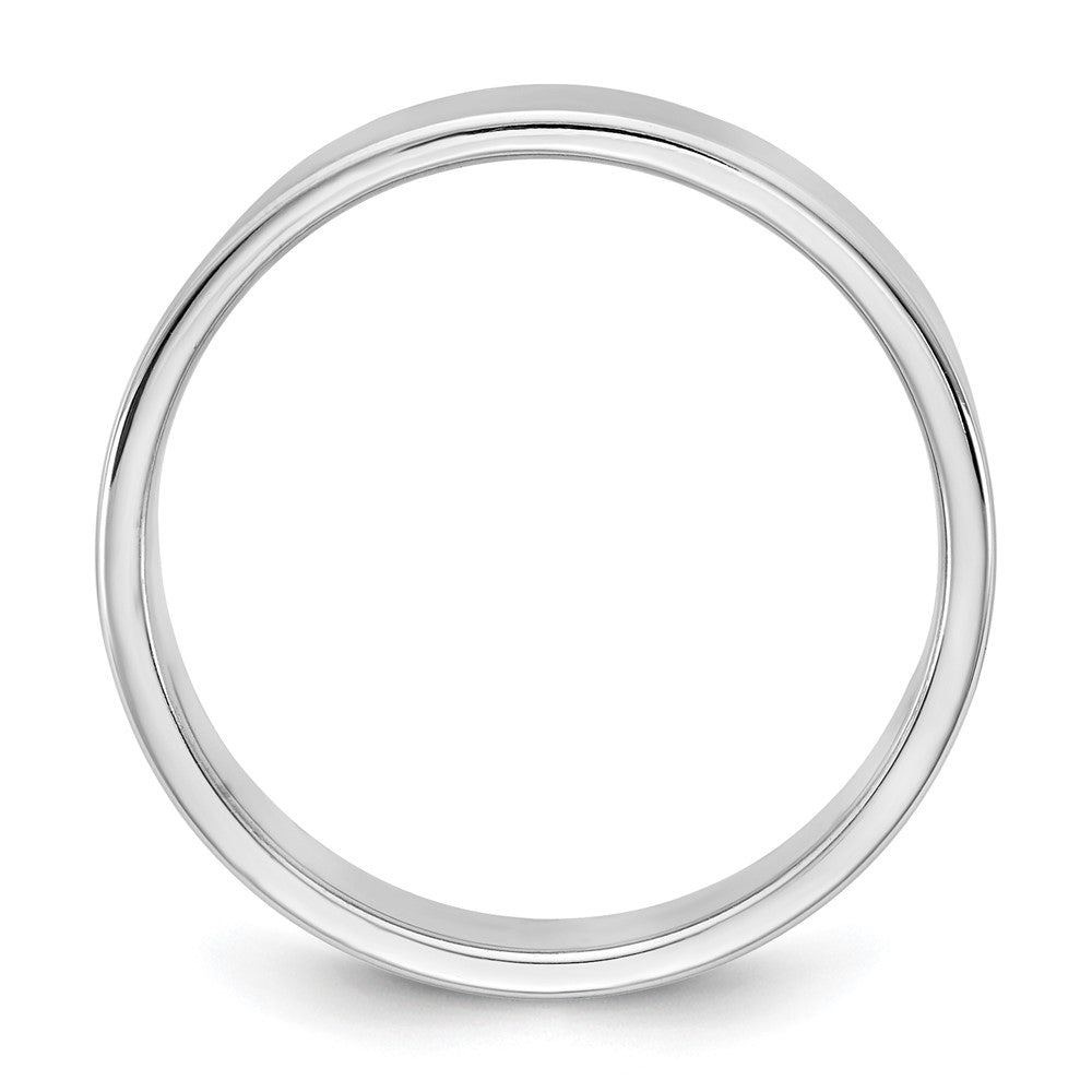 10K Weißgold 10Kw 5,5mm Leichtgewicht Flacher Ring Größe 11,5