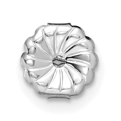 14K Weißgold Ohrstecker mit 2 ct. zertifizierten, im Labor gezüchteten Diamanten VS+ F+ im Rundschliff mit Vierzack-Fassung