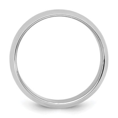 10K Weißgold 10Kw 1,5 mm Halbrund-Ring, Größe 13