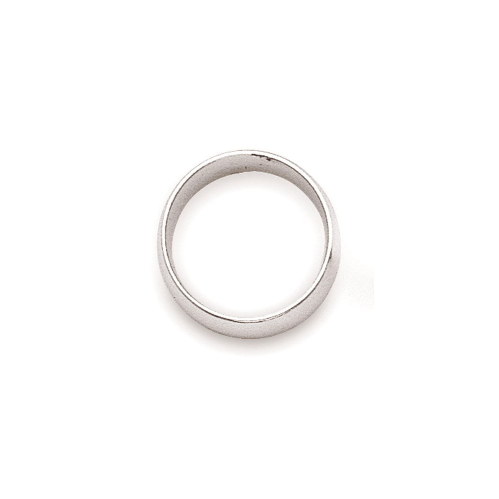 10k Weißgold 2 mm halbrunder Ehering