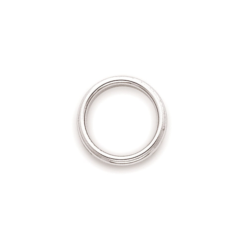 14k Weißgold 3 mm Milgrain halbrund Ehering
