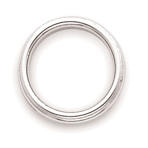 10K Weißgold 3 mm Milgrain halbrund Ehering