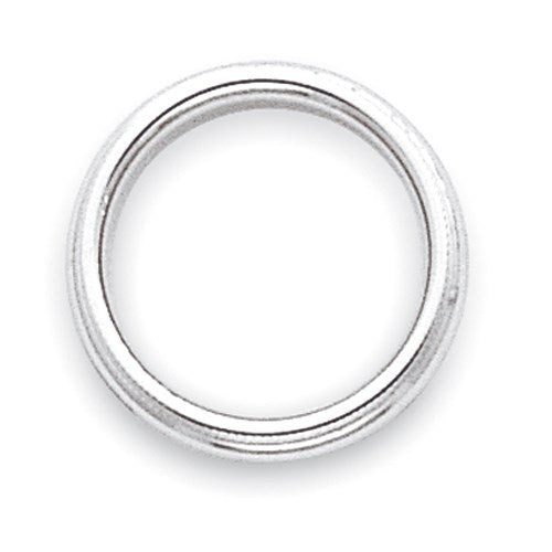 10K Weißgold 3 mm Milgrain halbrund Ehering