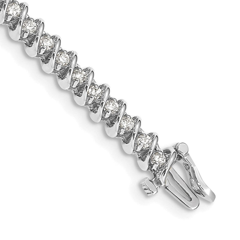 14K Weißgold 2 Ct. Im Labor Gezüchtet Diamant Vs/si+ G+ Rund Tennis Armband