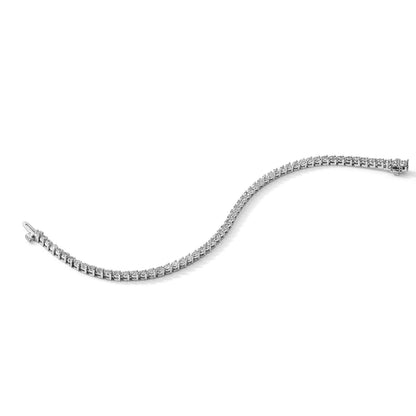 14K Weißgold 2 3/8 Ct. Im Labor Gezüchtet Diamant Vs/si+ G+ Tennis Armband