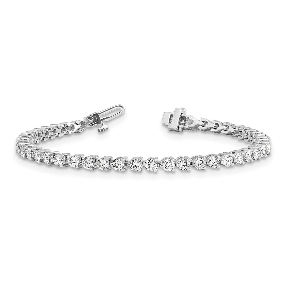 14K Weißgold True Origin 4 3/4 Karat Im Labor Gezüchtet Diamant Vs D E F Tennis Armband