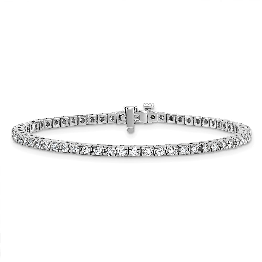 14K Weißgold True Origin 2 1/6 Karat Im Labor Gezüchtet Diamant Vs D E F Tennis Armband