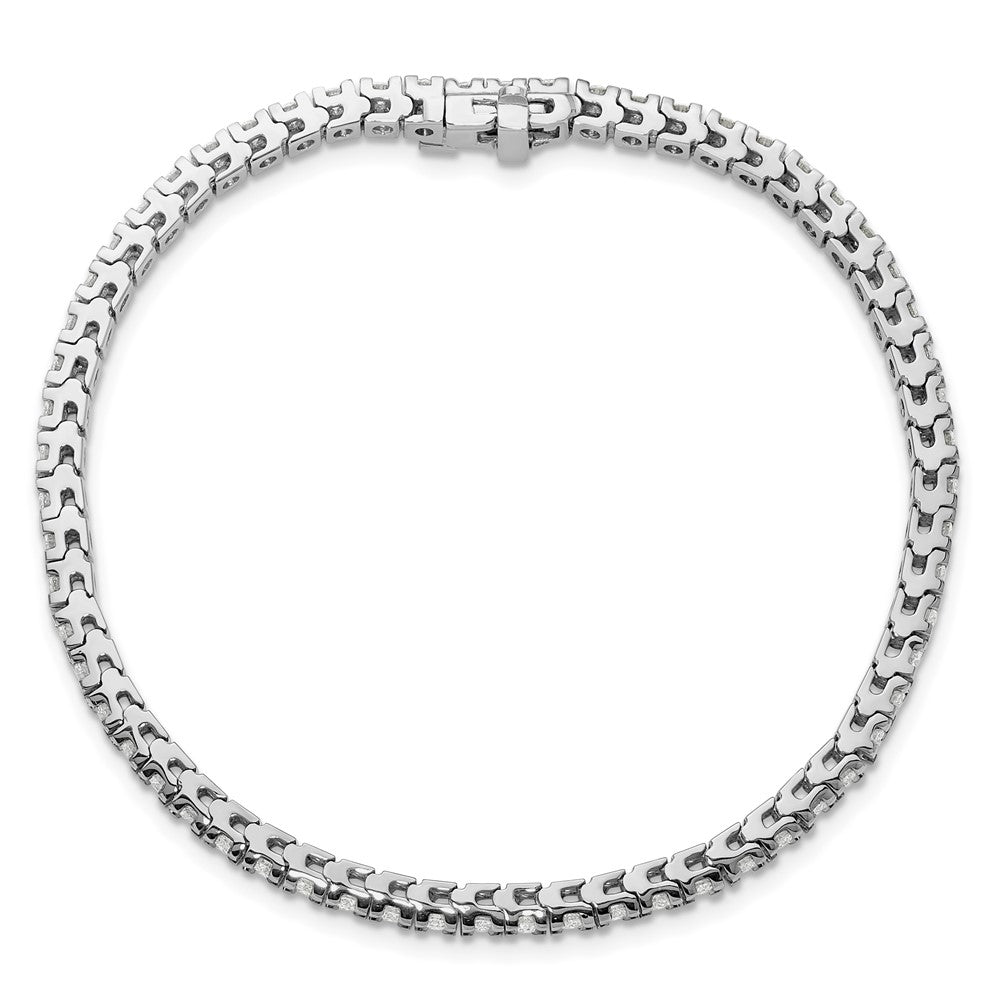 14K Weißgold True Origin 2 1/6 Karat Im Labor Gezüchtet Diamant Vs D E F Tennis Armband