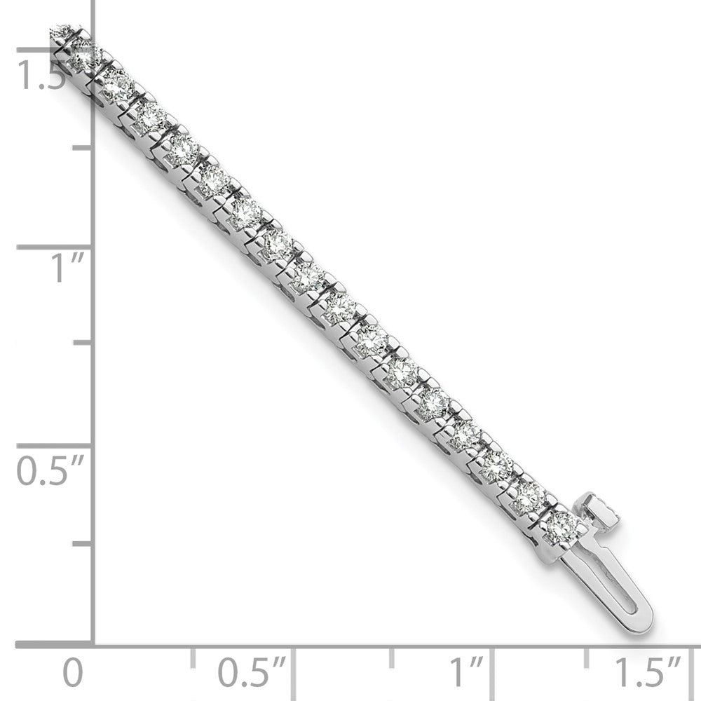14K Weißgold True Origin 2 1/6 Karat Im Labor Gezüchtet Diamant Vs D E F Tennis Armband