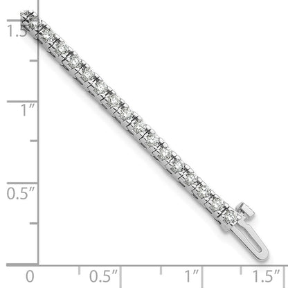 14K Weißgold True Origin 2 1/6 Karat Im Labor Gezüchtet Diamant Vs D E F Tennis Armband