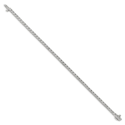 14K Weißgold 2 1/5ct Im Labor Gezüchtet Diamant Vs/si+ G+ Tennis Armband