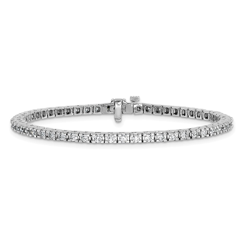 14K Weißgold True Origin 2 1/5 Karat Im Labor Gezüchtet Diamant Vs D E F Tennis Armband