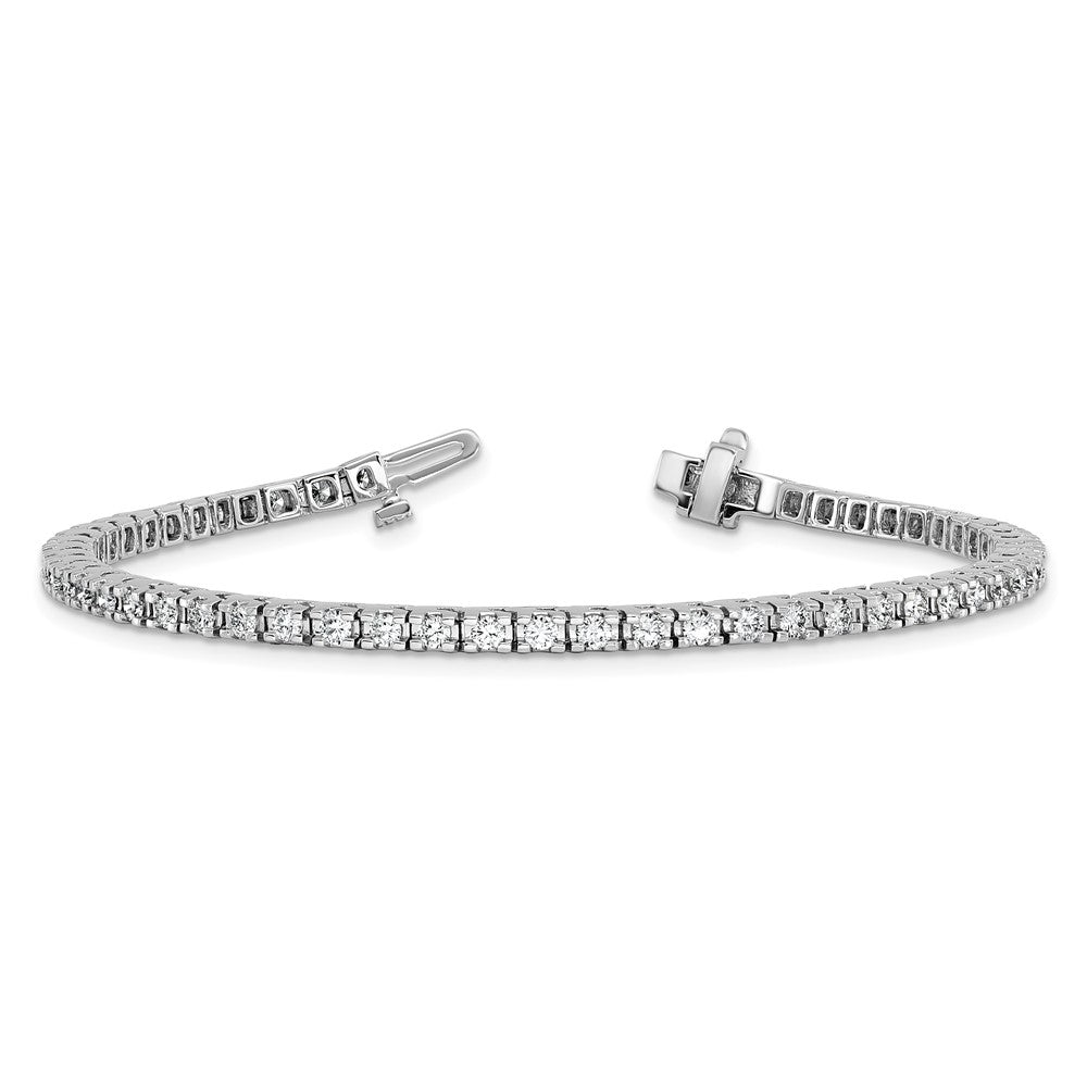 14K Weißgold True Origin 2 1/5 Karat Im Labor Gezüchtet Diamant Vs D E F Tennis Armband