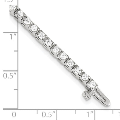 14K Weißgold True Origin 2 1/5 Karat Im Labor Gezüchtet Diamant Vs D E F Tennis Armband
