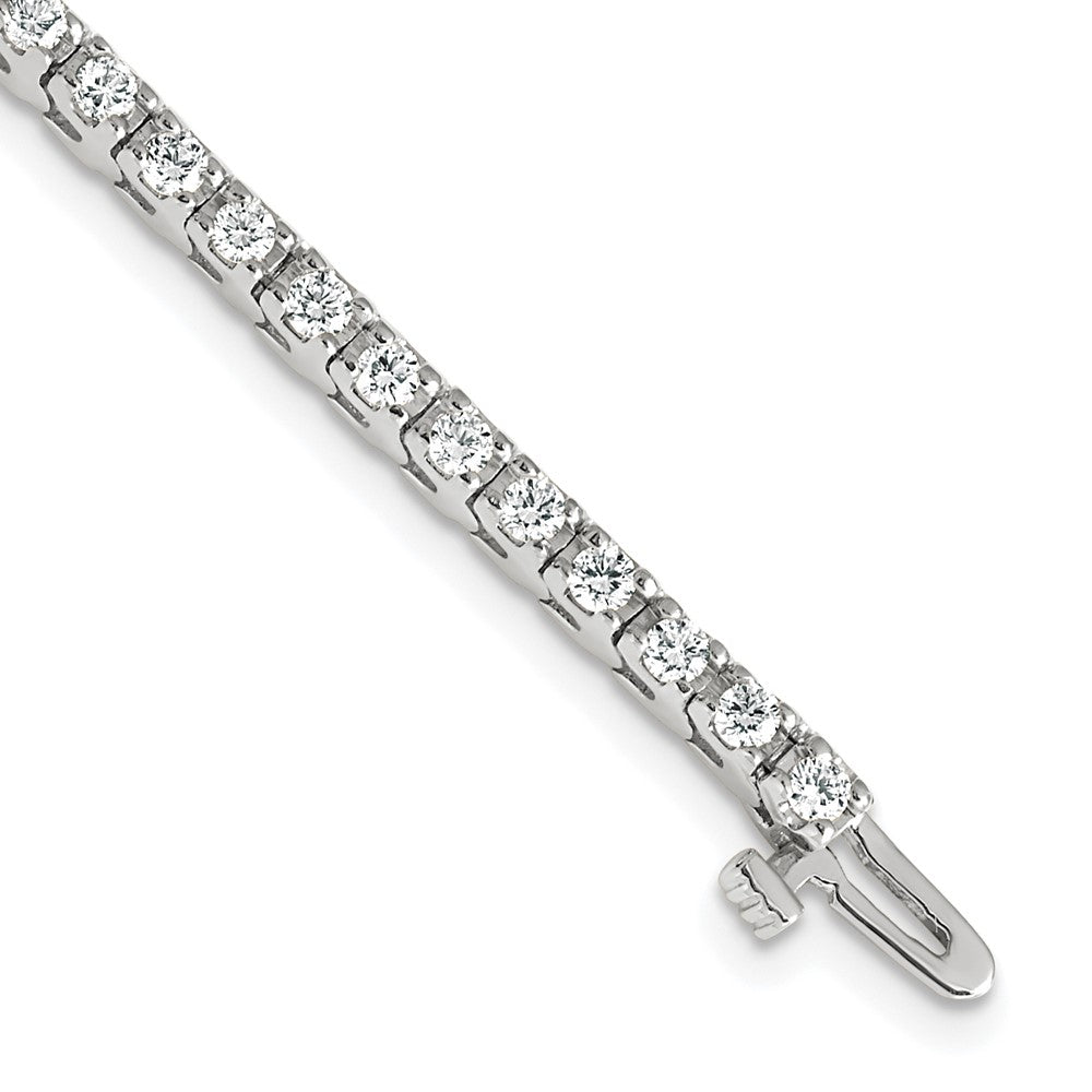 14K Weißgold True Origin 2 1/5 Karat Im Labor Gezüchtet Diamant Vs D E F Tennis Armband