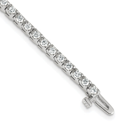 14K Weißgold 2 1/5ct Im Labor Gezüchtet Diamant Vs/si+ G+ Tennis Armband