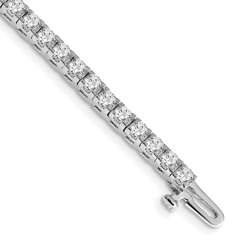14K Weißgold True Origin 4 1/10 Karat Im Labor Gezüchtet Diamant Vs D E F Tennis Armband