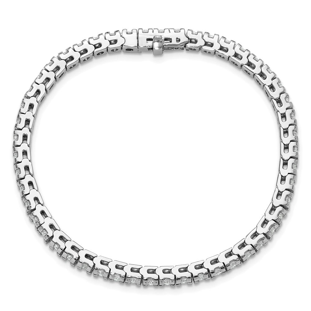 14K Weißgold True Origin 4 5/8 Karat Im Labor Gezüchtet Diamant Vs D E F Tennis Armband
