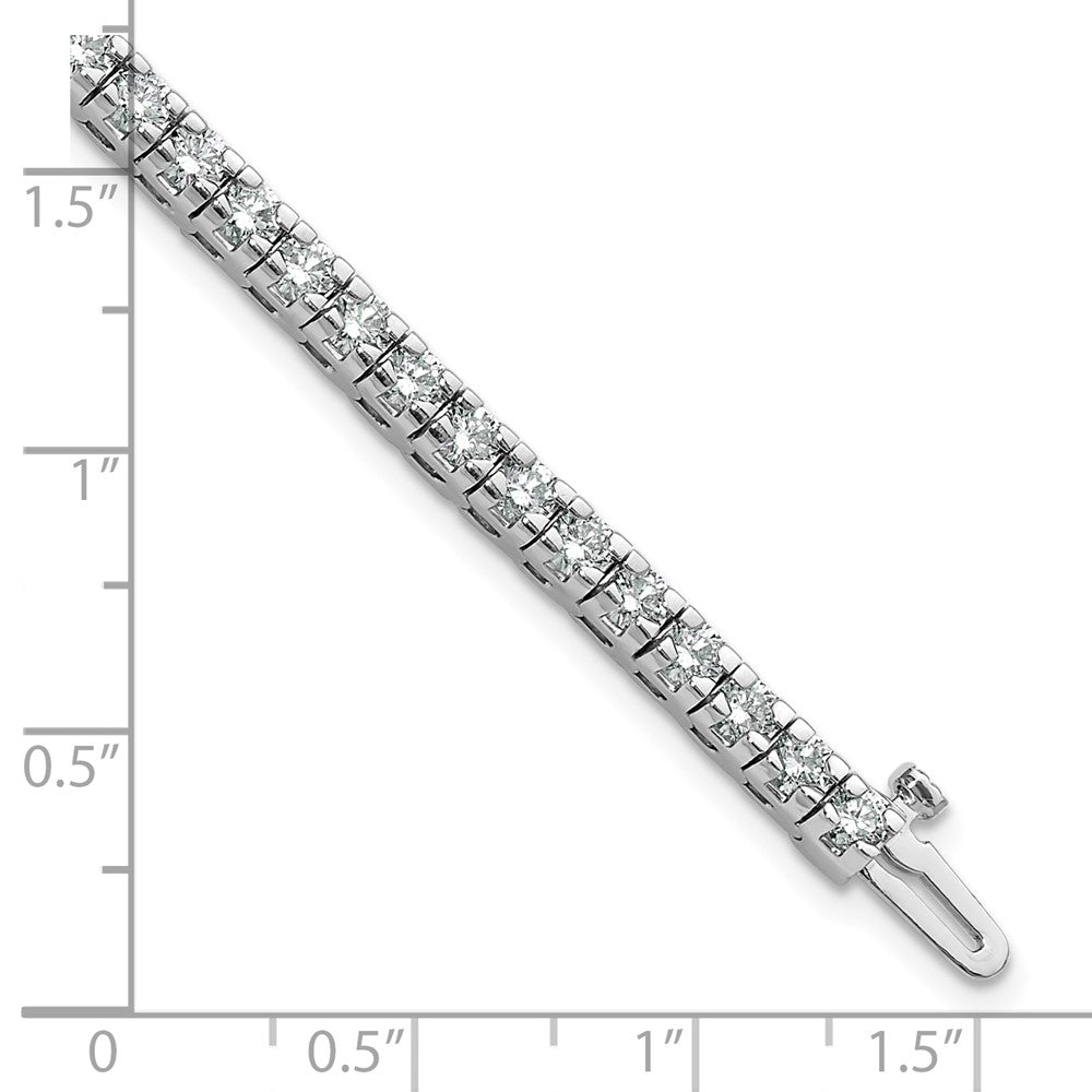 14K Weißgold True Origin 4 5/8 Karat Im Labor Gezüchtet Diamant Vs D E F Tennis Armband
