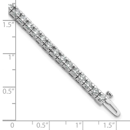 14K Weißgold True Origin 4 5/8 Karat Im Labor Gezüchtet Diamant Vs D E F Tennis Armband