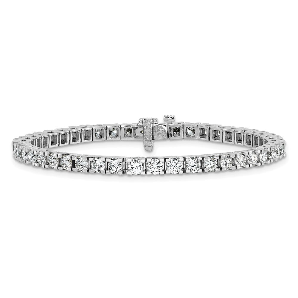 14K Weißgold 5 7/8 Ct. Im Labor Gezüchtet Diamant Vs/si+ G+ Rund Tennis Armband