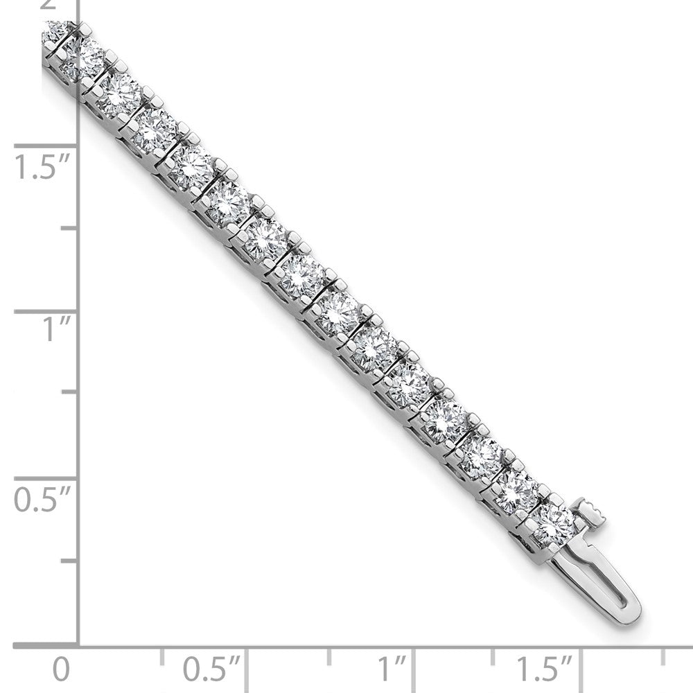 14K Weißgold 5 7/8 Ct. Im Labor Gezüchtet Diamant Vs/si+ G+ Rund Tennis Armband
