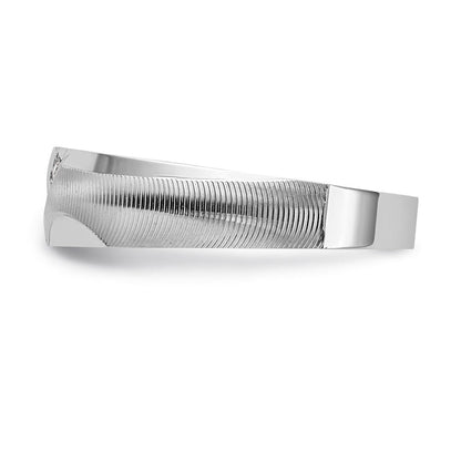 14K Weißgold Aa Qualität 1/20 Karat Diamant Trio Herren Komplett Ehering