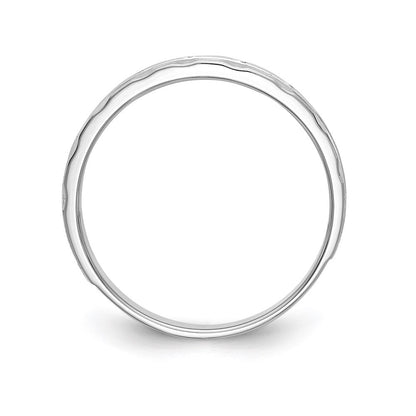 14K Weißgold Aa Qualität 1/10 Karat Diamant Trio Damen Komplett Ehering