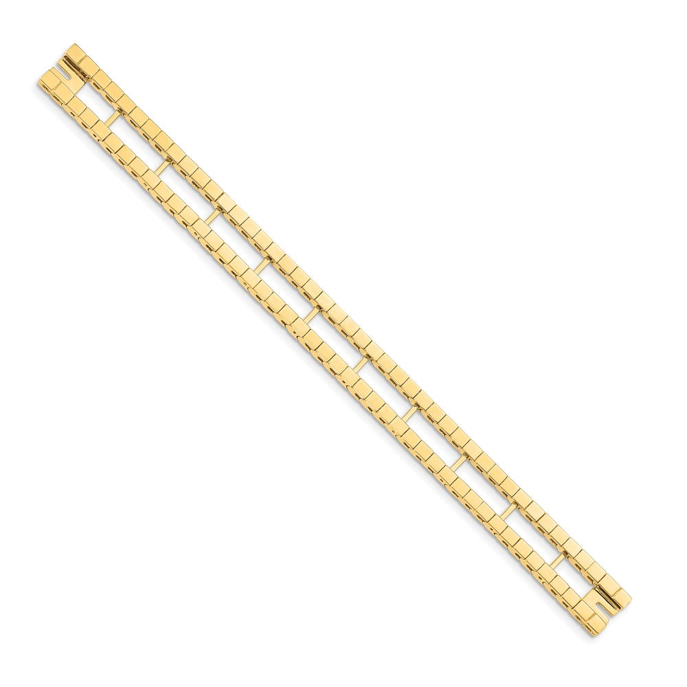 14K Gelbgold Tennis Jacke Rohling