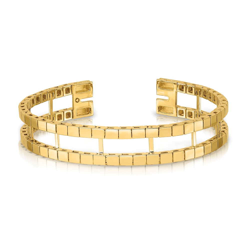 14K Gelbgold Tennis Jacke Rohling