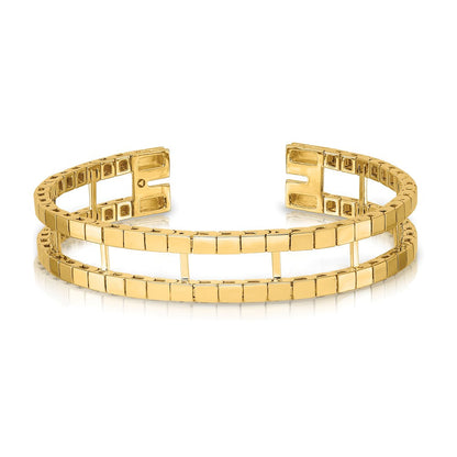 14K Gelbgold Tennis Jacke Rohling