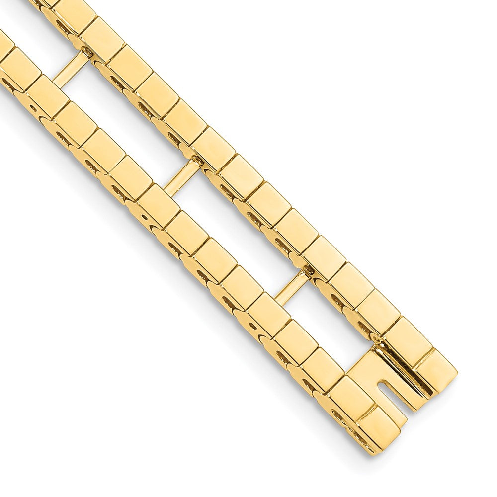 14K Gelbgold Tennis Jacke Rohling