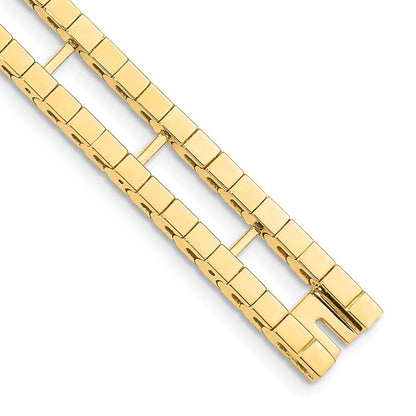 14K Gelbgold Tennis Jacke Rohling