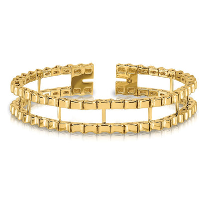 14K Gelbgold Tennis Jacke Rohling