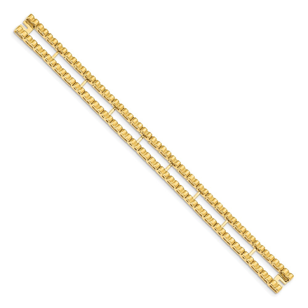 14K Gelbgold Tennis Jacke Rohling