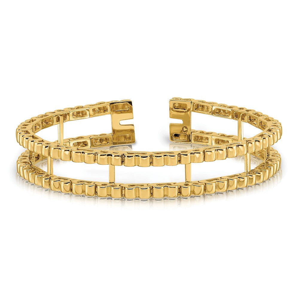 14K Gelbgold Tennis Jacke Rohling