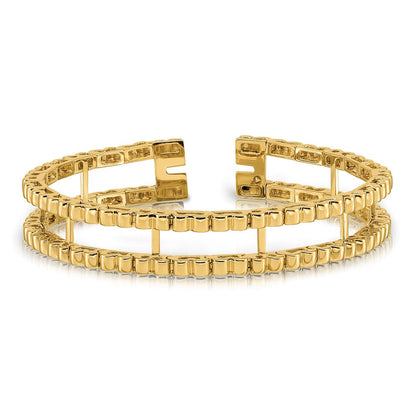 14K Gelbgold Tennis Jacke Rohling