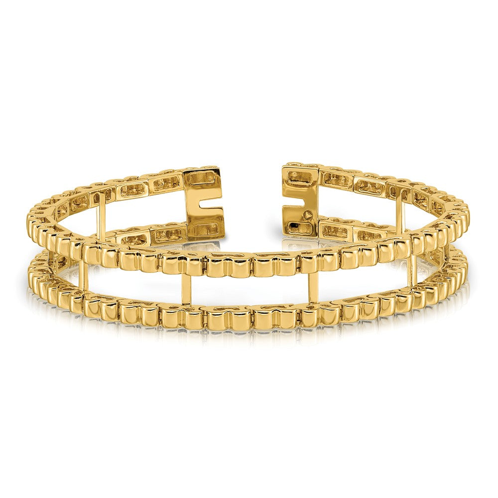 14K Gelbgold Tennis Jacke Rohling