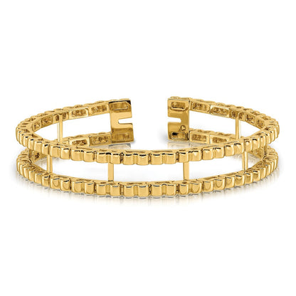 14K Gelbgold Tennis Jacke Rohling