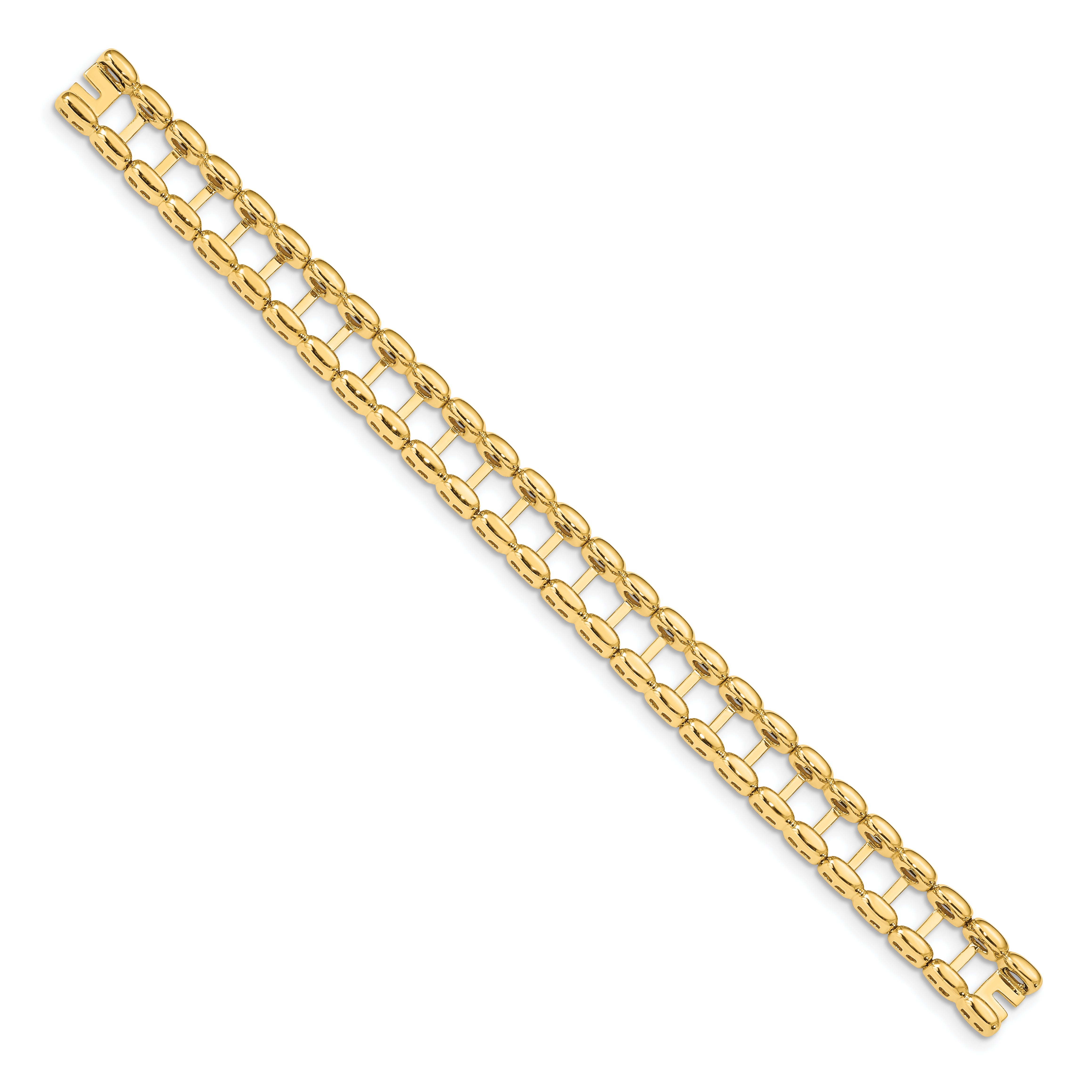 14K Gelbgold Tennis Jacke Rohling