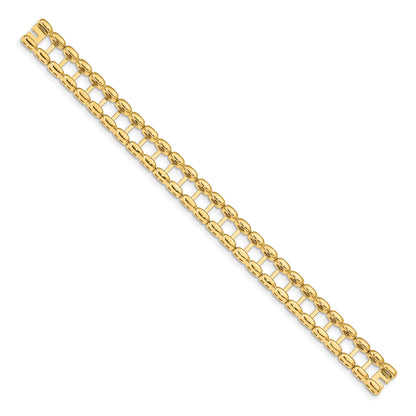 14K Gelbgold Tennis Jacke Rohling