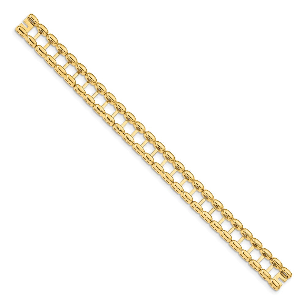 14K Gelbgold Tennis Jacke Rohling