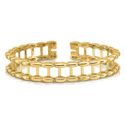 14K Gelbgold Tennis Jacke Rohling